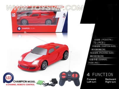 1:22 Porsche remote control car ( INCLUDED)