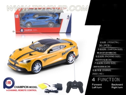 1:16 PVC remote control cars (including electric)