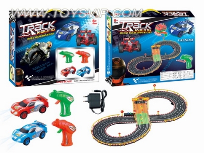 Electric rail car (car / track multifunction strip lights)
