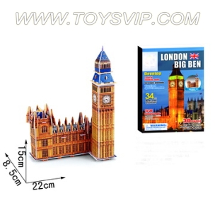 London's Big Ben puzzle(34PCS)