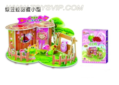 Frog puzzle series Sweet Cottage(25PCS)