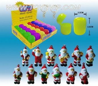 Large Santa Claus (12) with trumpet shell with Keychain