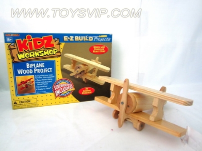 Handmade wood assembled aircraft