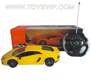 1:16 Stone remote control car high simulation (steering wheel, with lights, do not pack charging)