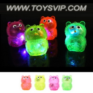 Flash transparent Bear Fur Ball