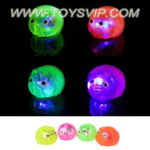 Flash transparent pig hairy ball