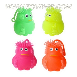 Flash penguin plush ball