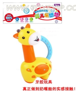婴儿摇铃咬咬鹿