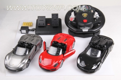 1:14 authorized Porsche 918 (automatic door + steering wheel + pedals)