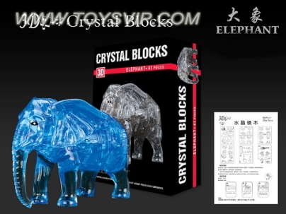 Self-loading elephant crystal blocks