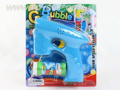 Solid color single lamp bubble gun