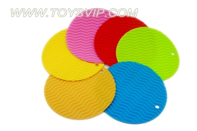 Circular corrugated pad