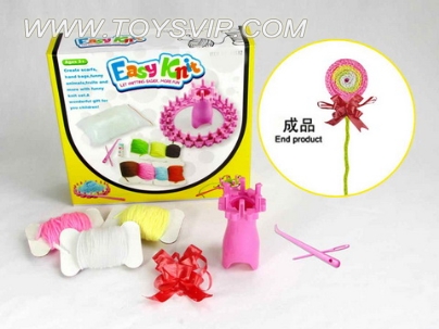 DIY毛线编织棒棒糖