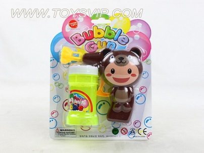 Manual boy bubble gun