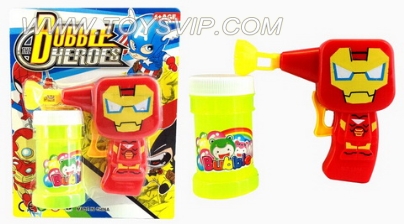Manual bubble gun