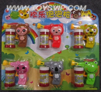 Cartoon inertial bubble gun