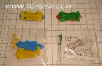 Sharks assembled car