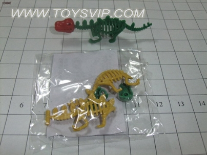 Assembled dragon bones