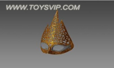 Hollow tip mask powder