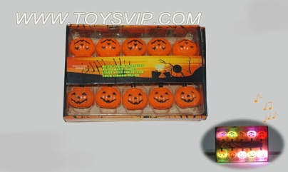 10 festive pumpkin string lights