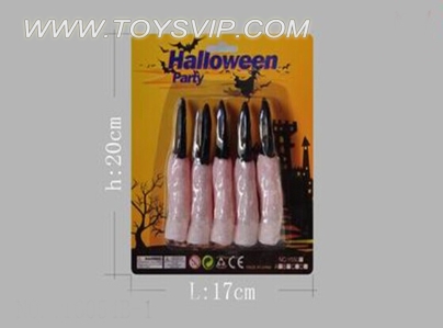 Large horror ghost finger - Black (5 Zhuang)