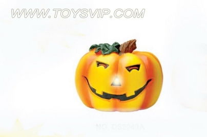 Ceramic pumpkin lights flash