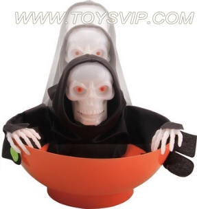 End plate skull man