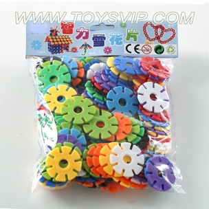 Snow piece building blocks