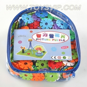 Snow piece building blocks