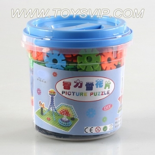 Snow piece building blocks