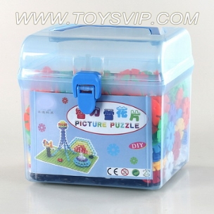 Snow piece building blocks