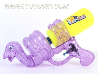 Transparent snake-type gun