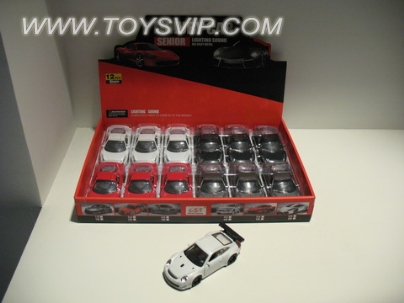 1:32 alloy car (911) 3-color mix