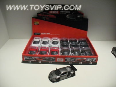 1:32 alloy car (Audi R8) 3 colors mixed