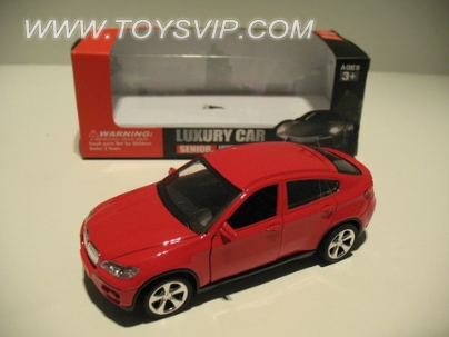 1:32 alloy car (BMW X6) 3 colors mixed