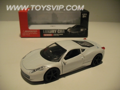 1:32 alloy car (Ferrari 458) 3-color mix