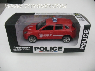 1:32 alloy police car (Porsche Cayenne) colors mixed