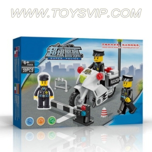 警察系列积木(59PCS)