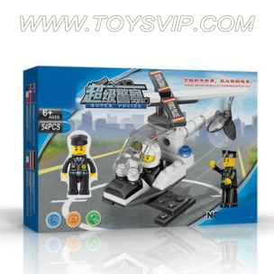 警察系列积木(54PCS)