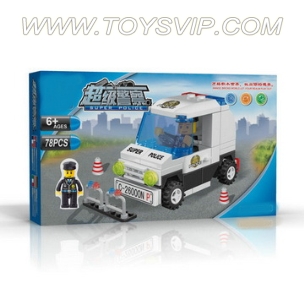 警察系列积木(78PCS)