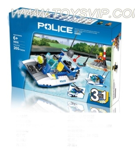 水警快艇积木(205PCS)