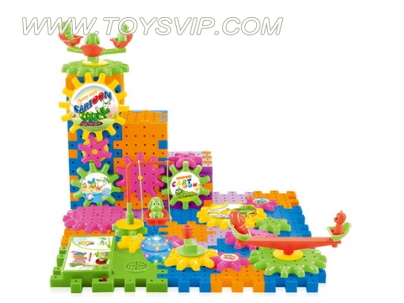 电动百变积木(带七彩灯光和音乐)101PCS