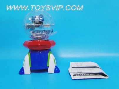 Remote control car with a base ball