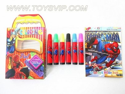 Avengers watercolor pen + pictures