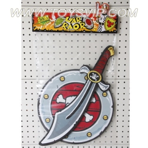 EVA Weapon Series pirate sword, shield kit
