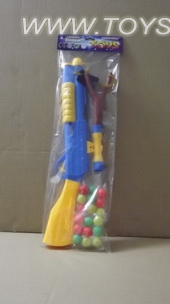 Solid color pong gun