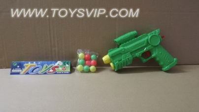 Solid color pong gun