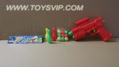 Solid color pong gun
