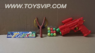Solid color pong gun