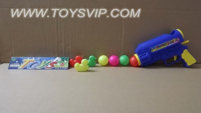 Solid color pong gun